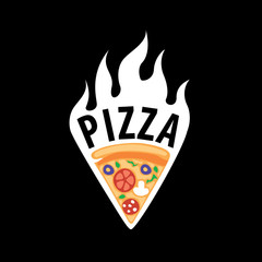 pizza vector logo