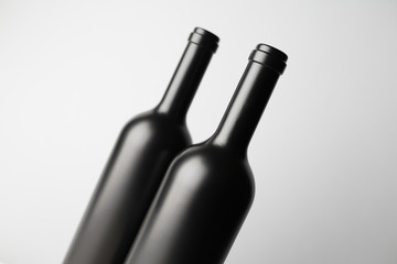 Close-up of two bottles