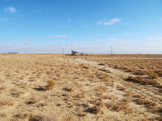 Old oil rig.