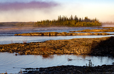 MORNING LIGHT ON THE RIVER