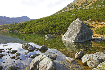 Obraz premium Valley of Five Lakes near Zakopane. Poland
