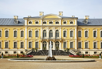 Fototapeta premium Rundale Palace near Pilsrundale. Latvia