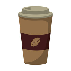 paper coffee cup hot vector illustration eps 10