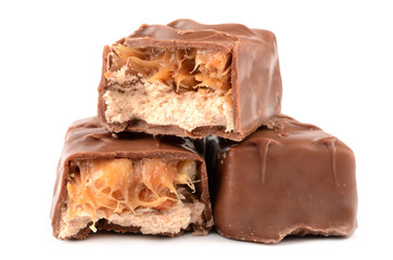 Chocolate with caramel