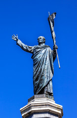 Fototapeta premium Father Miguel Hidalgo Statue Dolores Hidalgo Mexico