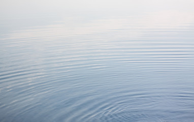 Calm blue water