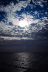 Obraz premium View from the promenade of the Azov Sea 