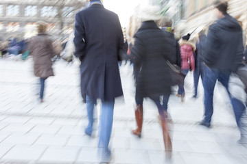  Shopping spree, people in motion