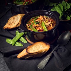 Veal Fricassee with rice