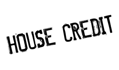House Credit rubber stamp. Grunge design with dust scratches. Effects can be easily removed for a clean, crisp look. Color is easily changed.