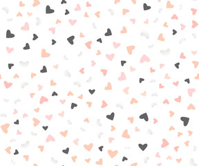 abstract heart seamless pattern
