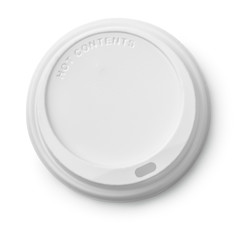 Plastic disposable top coffee cap © Coprid