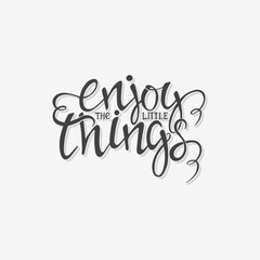 Hand lettering poster