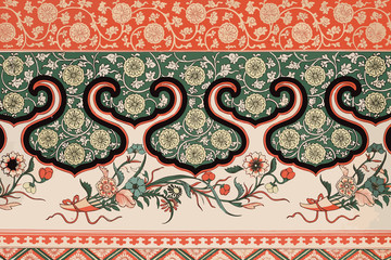 Traditional Chinese floral ornament