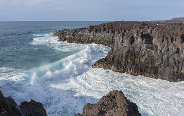 Sea wave for background