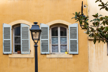 detal of house in Le Panier district, Marseille