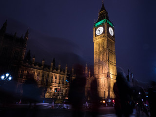 Fototapeta na wymiar Big Ben, London, nachts