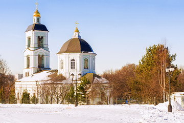 Church in the Tsaritsyno Museum-Reserve. Moscow, Russia