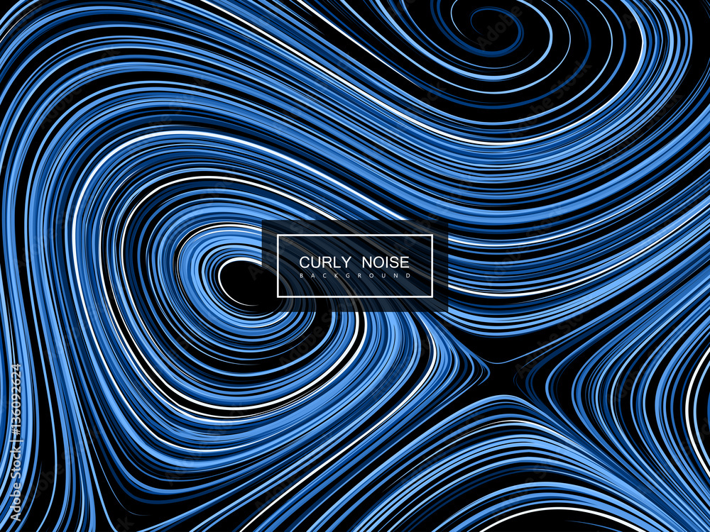 Poster abstract artistic curl background