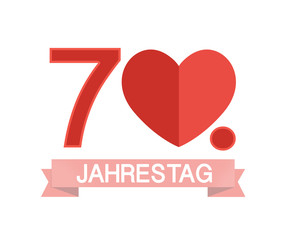 70 years anniversary