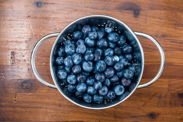 Blueberries in a bowl