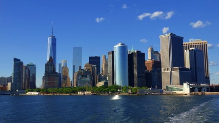 Fototapeta na wymiar Manhattan Financial District