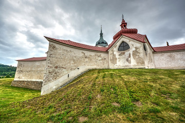 Pilgrimage Church of St. John of Nepomuk at Zelená Hora, Czech Republic - UNESCO HERITAGE 