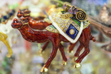 Obraz premium Camel souvenir from Dubai