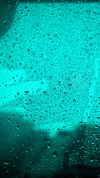 Aquamarine rainy expectation. There are days when we want thinking and want to again see someone - sometimes waiting for so long ...