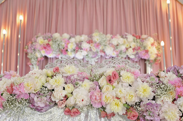 Luxury wedding table