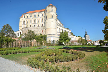 Fototapeta na wymiar Mikulov Castle, town of Mikulov in South Moravia, Czech Republic. 