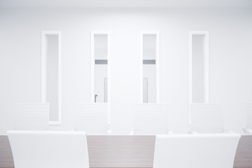 Fototapeta premium Meeting room with windows