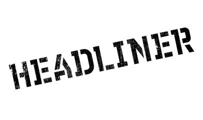 Headliner rubber stamp. Grunge design with dust scratches. Effects can be easily removed for a clean, crisp look. Color is easily changed.