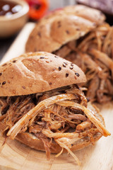 Pulled pork sandwich