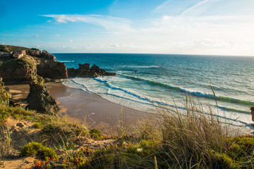 Beautiful landscapes of Fishermen's Trail, Trails Alentejo, Rota Vicentina hiking trail Portugal