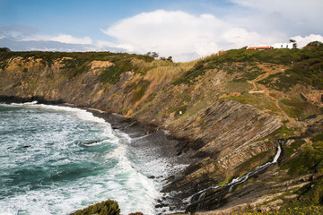 Beautiful landscapes of Fishermen's Trail, Trails Alentejo, Rota Vicentina hiking trail Portugal