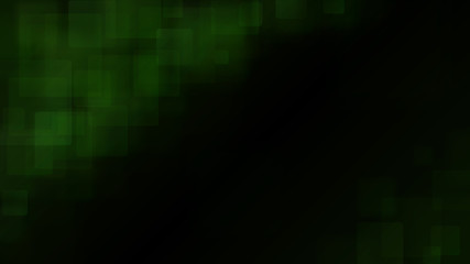 Green abstract background of blurry squares