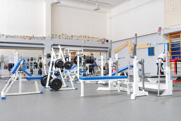 Fototapeta premium Interior of a fitness hall
