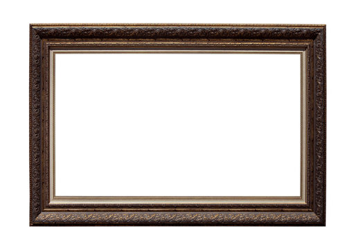 Picture photo frame isolated on white background
