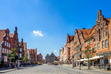 Foto auf Glas Altstadt, Hansestadt Lüneburg, Deutschland  © Sina Ettmer