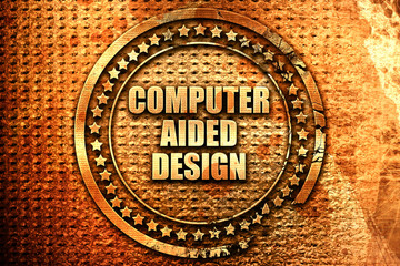 computer aided design, 3D rendering, text on metal
