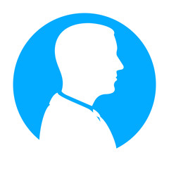 Man Silhouette Profile View