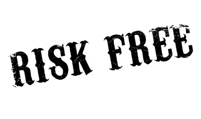 Risk Free rubber stamp. Grunge design with dust scratches. Effects can be easily removed for a clean, crisp look. Color is easily changed.