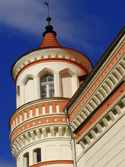 Wieża pałacu w Wojanowie - obrazy, fototapety, plakaty