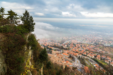 Panoramic view of San Marino