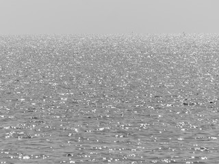 Panele Szklane Podświetlane  fala na morzu