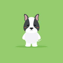 Obraz premium Cute Cartoon dog