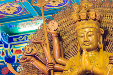 Beautiful images of Guanyim, or Guan Yin, Chinese god in Chinese