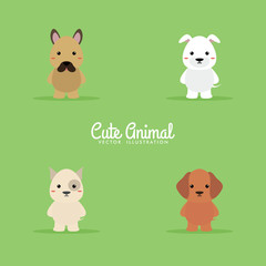 Cute Cartoon dogs