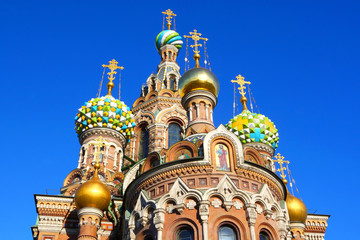 Fototapeta na wymiar Saint-Petersburg.Russia.Church of the Savior on blood.